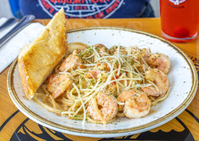 Shrimp Scampi with Butter Lobster Sauce